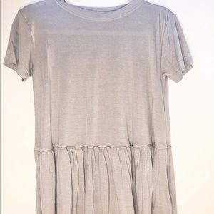 Urban outfitters light blue peplum top✨